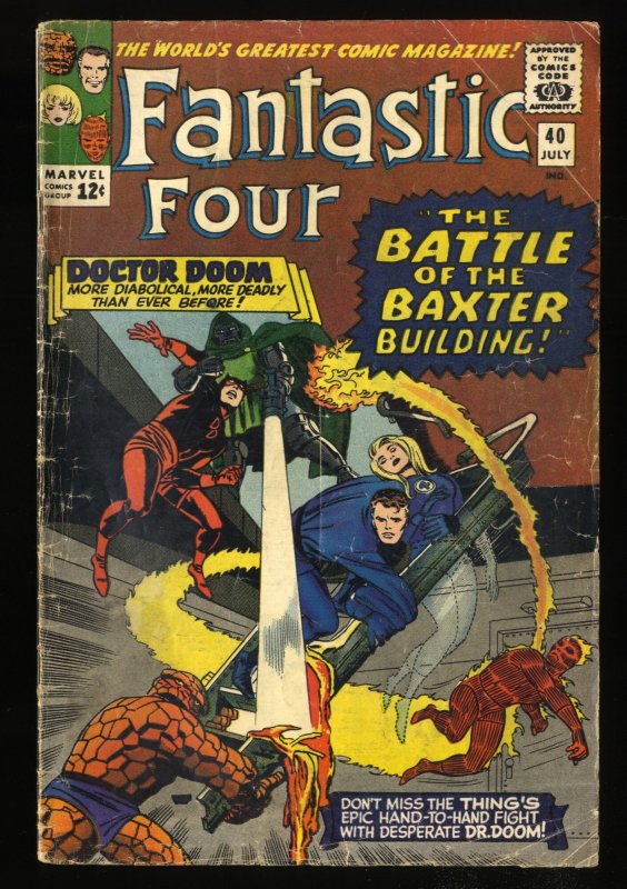 Fantastic Four #40 VG- 3.5