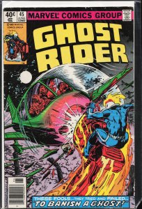 Ghost Rider #45 Newsstand Edition (1980) Ghost Rider