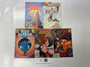 5 ACE comic books Spencer Spook Alternate Heroes Rick Raygun Arrow 73 KM20