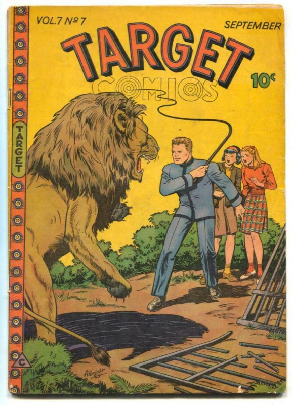 Target Vol. 7 #7 1946-Targeteers-Chameleon-Cadet-whipping cover VG