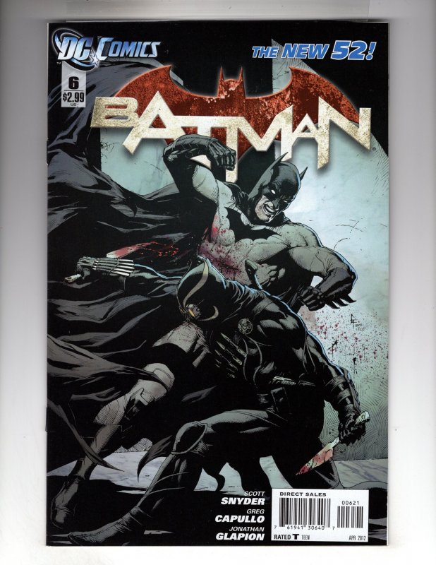 Batman #6 Variant Cover (2012) 1st COURT OF OWLS Full Team! / CR400-MA#5