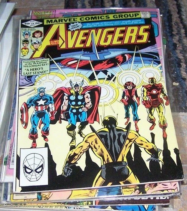 Avengers # 217 (Mar 1982, Marvel)EGGHEAD YELLOWJACKET WASP