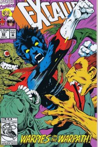 Excalibur #62 ORIGINAL Vintage 1993 Marvel Comics Nightcrawler