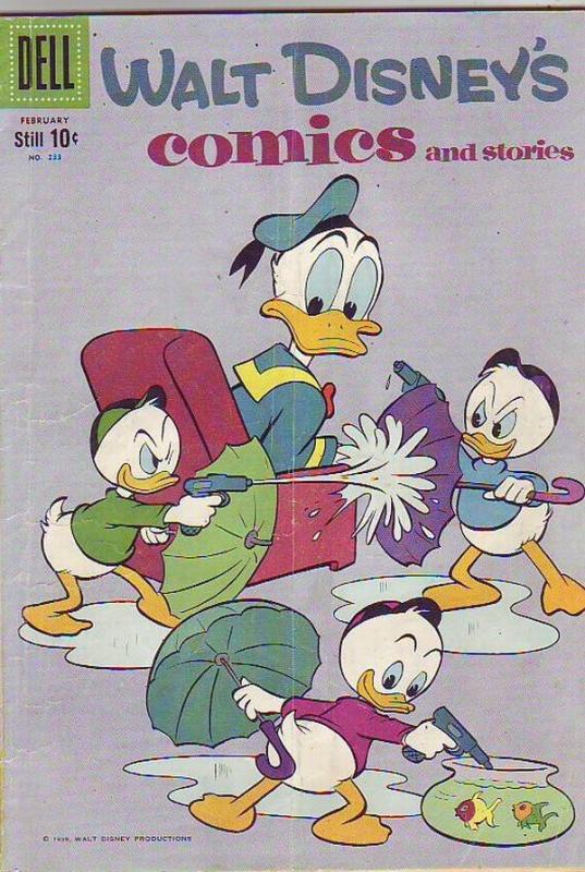 Comics and Stories, Walt Disney's #233 (Feb-60) VG+ Affordable-Grade Donald D...