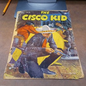 Cisco Kid #7 1952 -Dell Golden Age Western Painted Cover