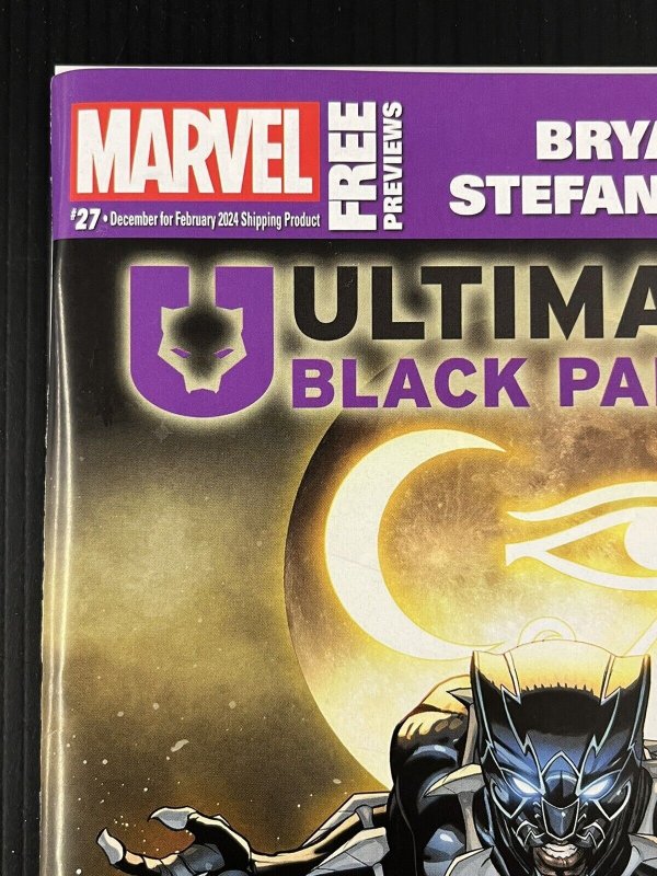 MARVEL PREVIEWS #27 CATALOG FOR FEBRUARY 2024 ULTIMATE BLACK PANTHER #1 PROSHIP