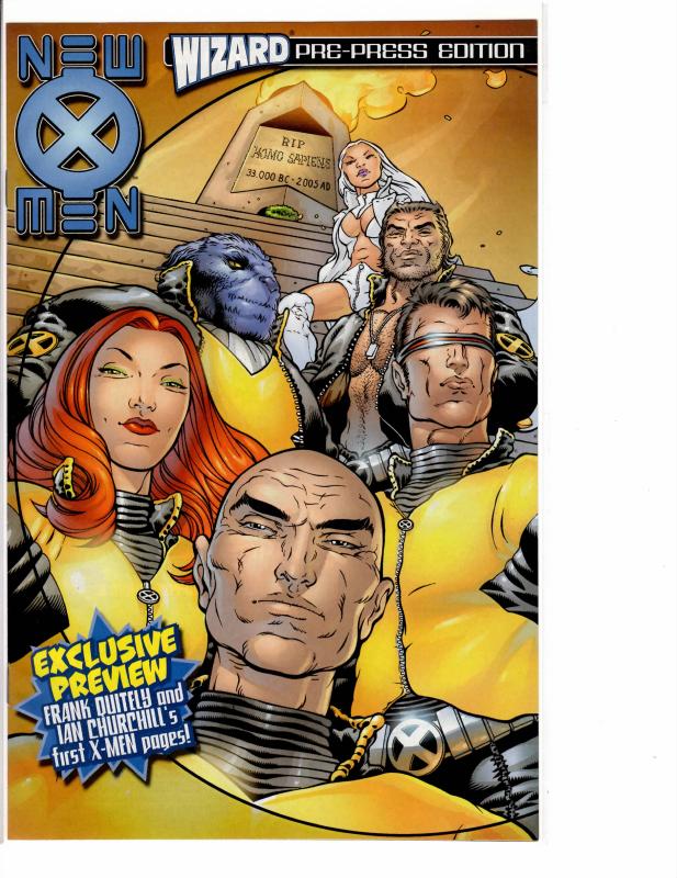 New X-men Wizard Pre-Press Edition NM- (9.2)