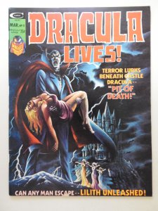 Dracula Lives #11 (1975) Pit of Death! VG/Fine Condition!