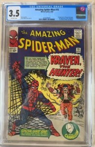 The Amazing Spider-Man #15 (1964). CGC 3.5