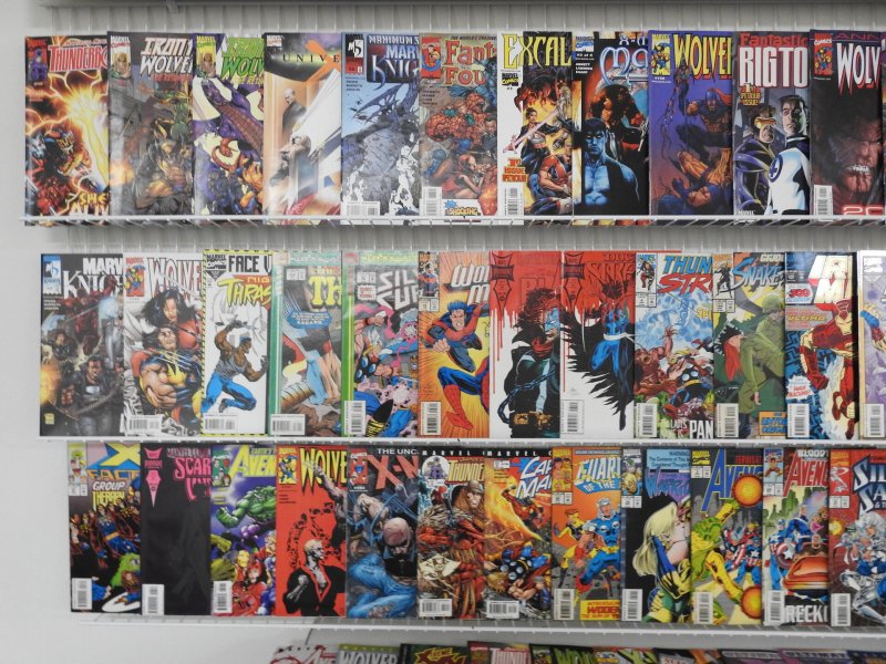 Huge Lot 170+ Comics W/ Thunderbolts, Wolverine, Avengers+ Avg VF+ Condition!