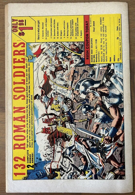 Thor #154 (1968) Silver Age Marvel Jack Kirby 1st Mangog GD/VG- JJ341