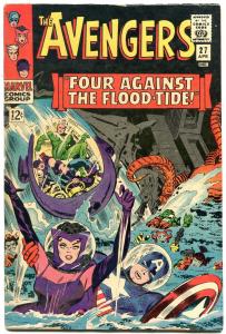 Avengers #27 1966 JACK KIRBY ART-Captain America VG
