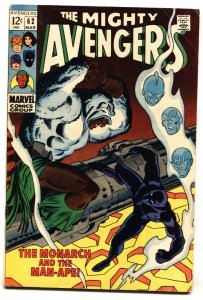AVENGERS #62 -- comic book -- 1969 -- MARVEL -- Black Panther -- VG+
