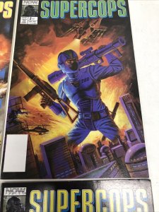 Supercops (1990) Set Issues # 1-4 Now Comics • (FN/VF) • Spectacular • Premiere