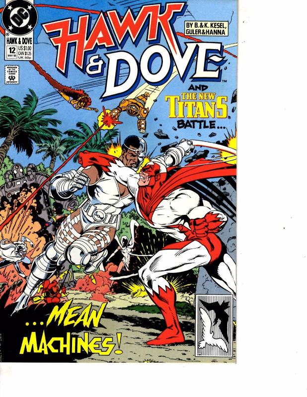 Lot Of 2 DC Comic Books Hawk & Dove #12 and Justice League Spectacular #1 ON1