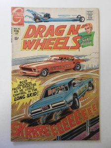 Drag N' Wheels #45 (1971) VG Condition moisture stain