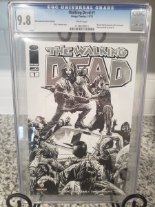 Walking Dead 1 CGC  9.8  wizard world Nashville sketch edition