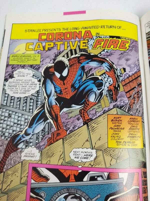 Spider-Man Unlimited #3 spidey vs CORONA by kurt busiek/aaron lopresti - marvel