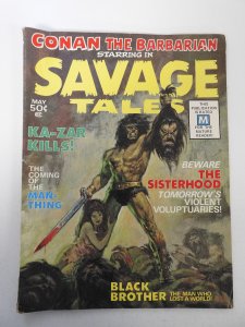 Savage Tales #1 (1971) FN- Condition! 1/4 in spine split, small tape pull fc