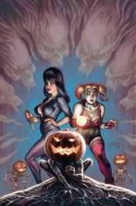 HARLEY QUINN X ELVIRA #1 CVR T INC 1:30 JOSEPH MICHAEL LINSNER VIRGIN VAR