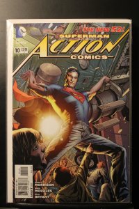 Action Comics #10 Bryan Hitch Cover (2012)