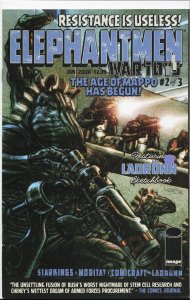 Elephantmen: War Toys #2 Variant Cover (2008) Yvette