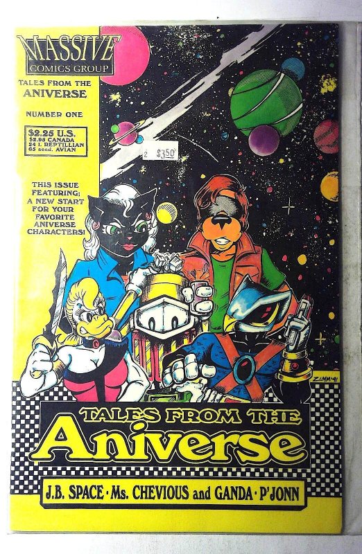 Tales from the Aniverse #1 (1991) Massive Comics 2nd Series 1st Print Comic Book