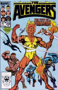 Avengers, The #258 FN ; Marvel | Spider-Man - Firelord