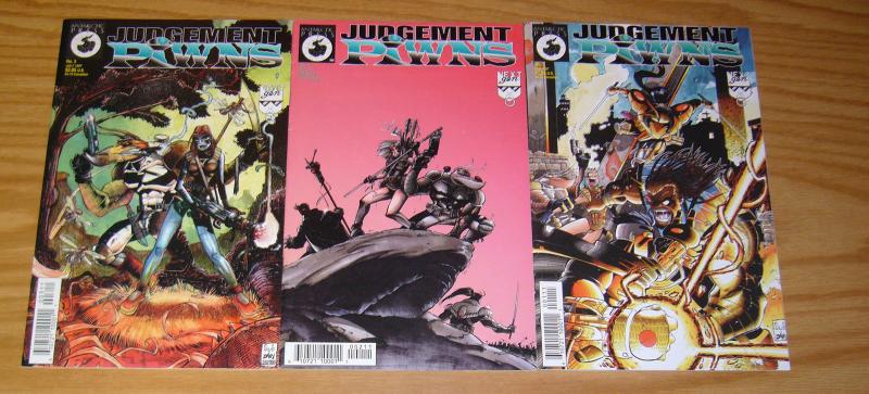 Judgement Pawns #1-3 VF/NM complete series - antarctic press - print run: 3,000