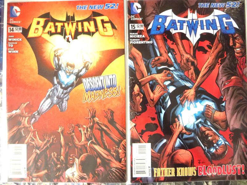 BATWING 0-18 New 52 (2011-2013) 19 diff DC Comics books Batman Judd Winick