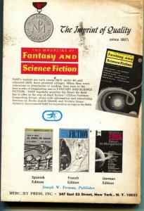 MAGAZINE OF FANTASY AND SCIENCE FICTION-Nov 1969-Science Fiction Pulp Thrills