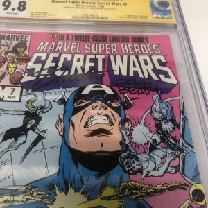 Marvel Super Heroes Secret Wars (1984)  # 7 (CGC 9.8 SS) Signed Beatty * Shooter