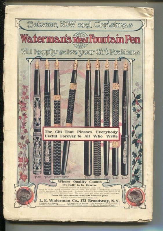 Ainslee's 11/1908-Clarence F. Underwood-early pulp fiction-Early automobile a...