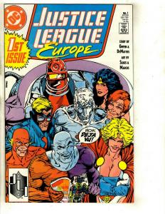 12 Justice League Europe DC Comics # 1 2 3 4 5 6 7 8 9 10 11 12 JF26