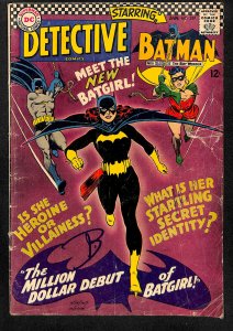 Detective Comics #359 GD/VG 3.0 1st Batgirl!