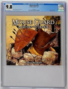 Mouse Guard A Return To Honor Archaia Studios 1st Print CGC 9.8 Top Census Grade