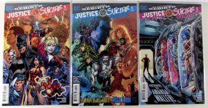 Justice League vs Suicide Squad Lot 3 #1, 2, 3 2017 DC Batman Comics