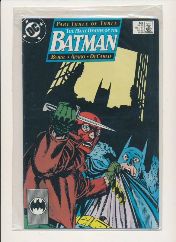 DC BATMAN #432 &3 Part Series The Many Dreams of BATMAN#433-435 F/VF (PF629) 