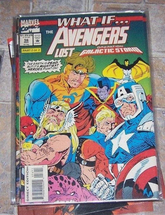 What If...? #56 (Dec 1993, Marvel)  THE AVENGERS LOST GALACTIC STORM