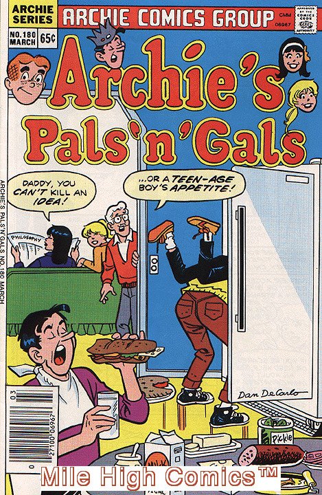 ARCHIE'S PALS 'N' GALS (1952 Series) #180 Very Fine Comics Book | Comic  Books - Modern Age, Archie Comics, Cartoon Character