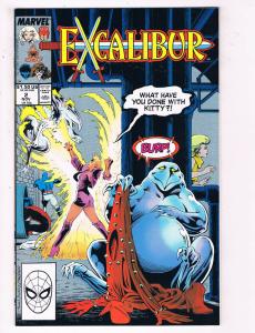 Excalibur #2 VF Marvel Comics Comic Book X-Men Captain Britain Nov 1988 DE23