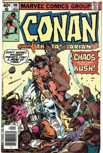 Conan the Barbarian #106  Newsstand Marvel  FN