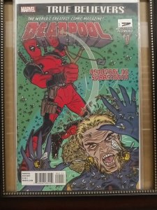 True Believers Deadpool Deadpool Vs Sabretooth #1 NM 2016   Nw160