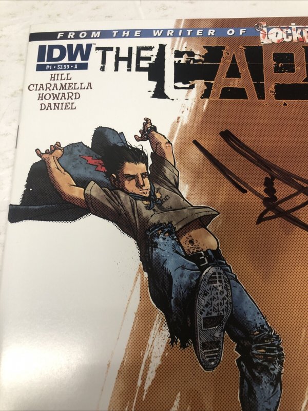 The Cape # 1 Signed Joe Hill • Jason Ciarmella (VF / NM) IDW Publishing • Howard