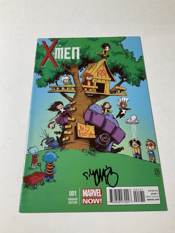 X-Men 1 Variant Nm Near Mint Signed by Skottie Young Marvel Comics 