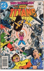 The New Teen Titans #17 Newsstand Edition (1982) Teen Titans [Key Issue]