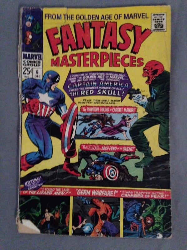 FANTASY MASTERPIECES #6 - CAPTAIN AMERICA vs RED SKULL - Marvel Comics