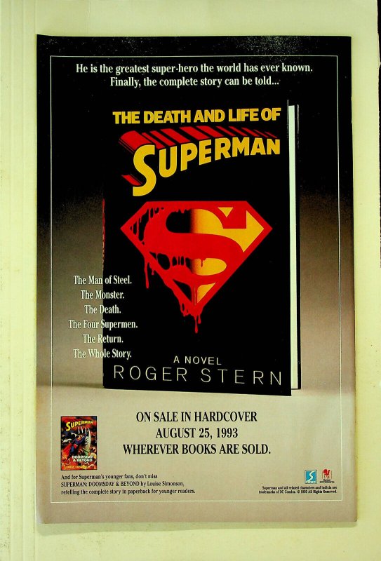 Superman Man of Steel #26 - (Oct 1993, DC) - Near Mint 