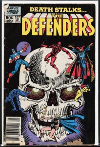 The Defenders #107 Newsstand Edition (1982) The Defenders