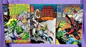 SAVAGE DRAGON 3 Pack 1st Appearance Superpatriot Erik Larsen (Image 1993-1994)